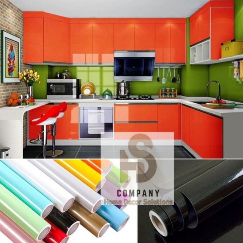 Stiker Vinyl Tebal Decosheet PVC Pelapis Furniture Kayu Triplek Dinding Lemari Dapur Waterproof Anti