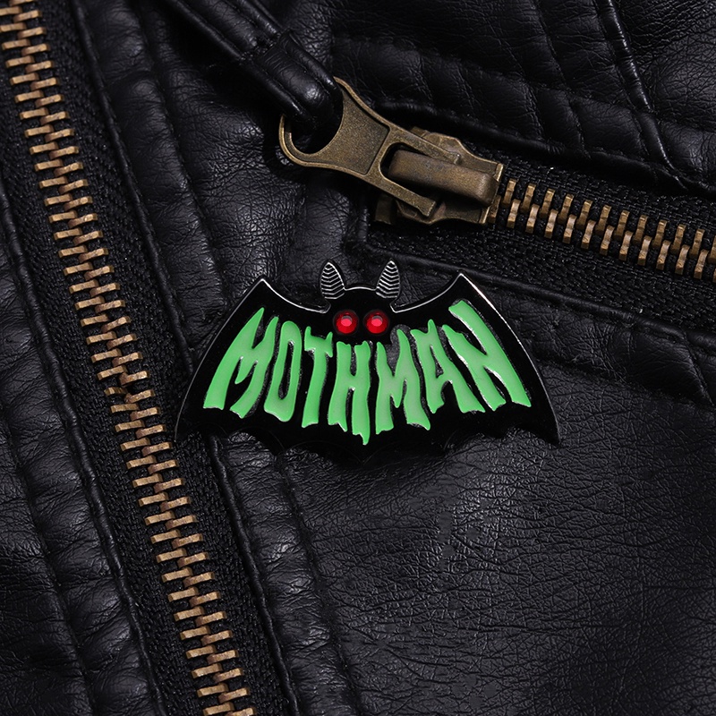 Mothman Series Lapel Pin Kartun Batman Enamel Bros Ransel Lencana Hadiah Untuk Teman