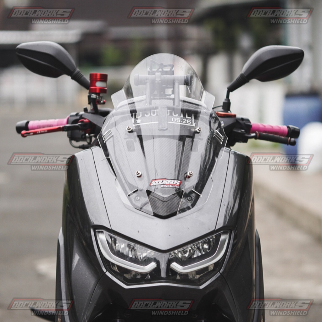 Visor Windshield Model TDR V7 nmax new nmax 2020 Windshield tameng kaca depan Nmax Old Model Sirip [king diamond]