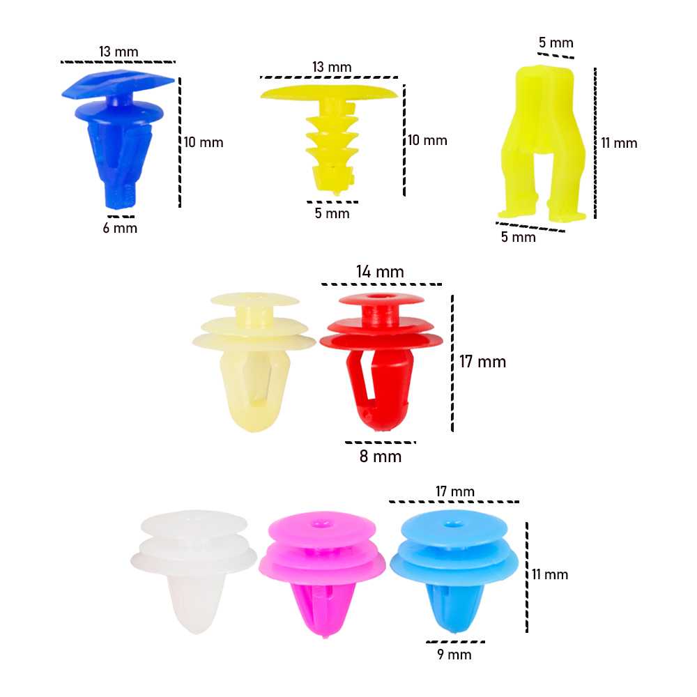 Baut Rivet Mobil Motor Universal 200 PCS