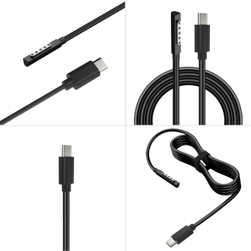 Cre Kabel Charger Portable Kabel Sambung Permukaan Charge Untuk Surface Pro 12rt Laptop