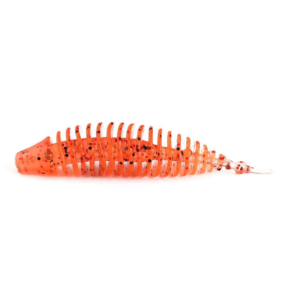 Lanfy Cacing Lure Umpan Plastik Buatan Lembut 5 cm Wobblers Swimbait Tail Fishing Lure Shad Silicone Baits Silicone Umpan Buatan Amis Memancing Aksesoris Trout Lures Swimbait