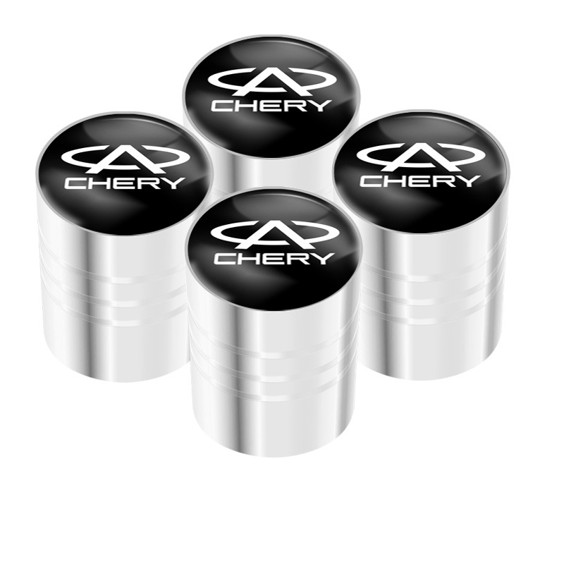 Chery Tutup Klep Ban Roda Mobil Tyre Rim Stem Covers Untuk Tiggo 87 6 4 5x Pro Arrizo Omoda 5 FX Fulwin Face QQ Aksesoris