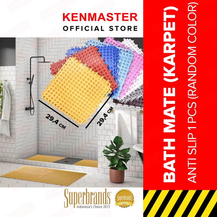 Murah Bisa COD Karpet Anti Slip Kamar Mandi / Karpet Anti Licin Dapur Mat Non-Slip