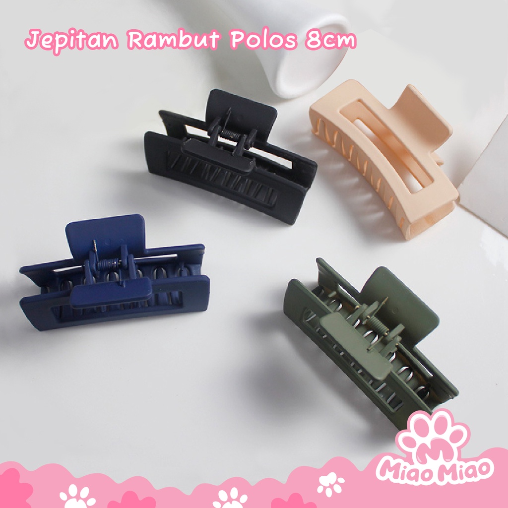 Jepit Rambut Polos - Korean Hair Clip Wanita - Aksesoris Fashion