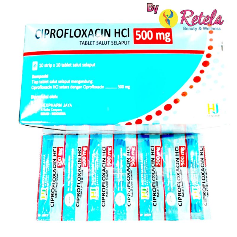 CIPROFLOXACIN 500MG 1 STRIP 10 TABLET