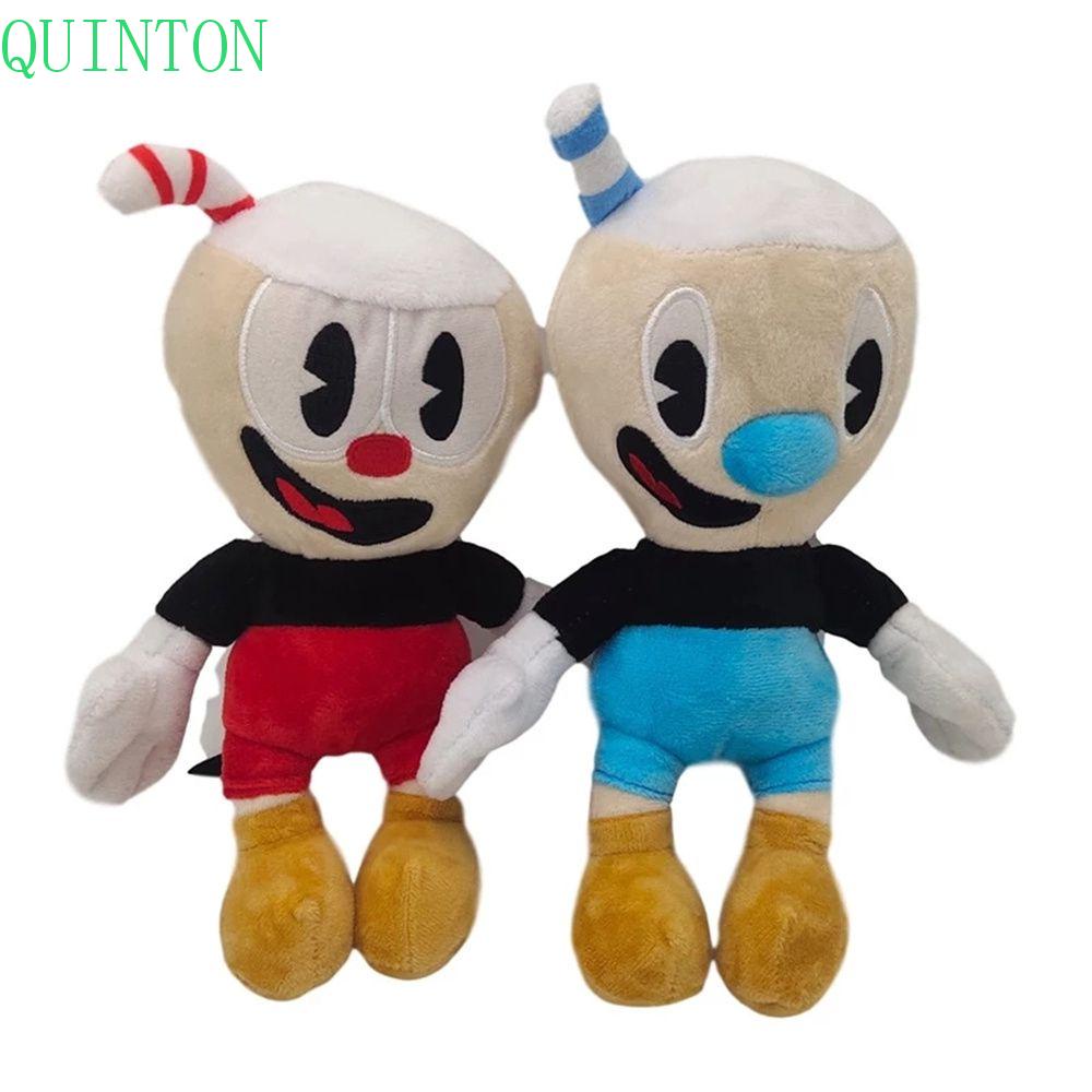 Quinton Cuphead Plush Doll Ulang Tahun Anak Bayi Hadiah Natal Boneka Figure Brinquedos Boneka Permainan Boneka Mainan