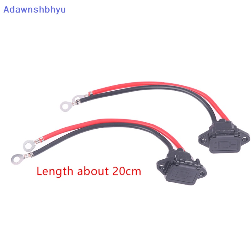 Adhyu 1Set Colokan Pengisian Asam Timbal Sepeda Listrik Kapasitas Besar Lithium Pack Standard Discharge Port Charging Socket ID