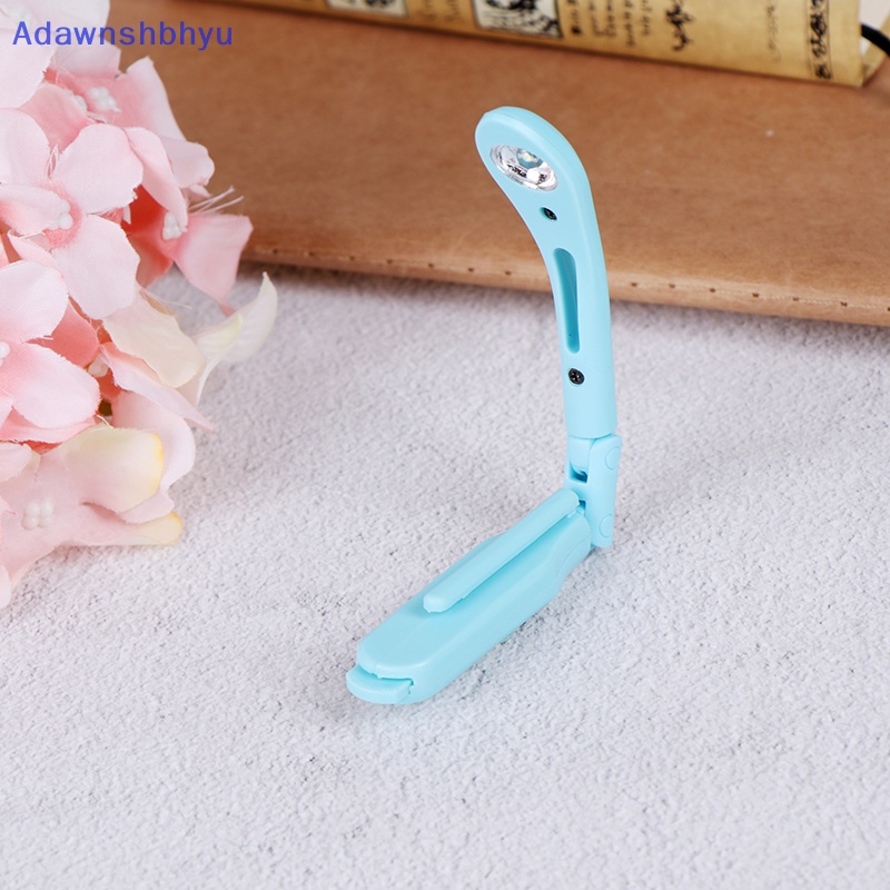 Adhyu Lampu Baca Led Mini Portable Pelindung Mata Led Night Light Book Light Dengan Klip ID