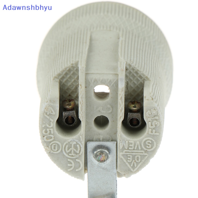 Adhyu E27 Ceramic Screw Base Tahan Suhu Tinggi Socket Light Bulb Holder Adapter ID