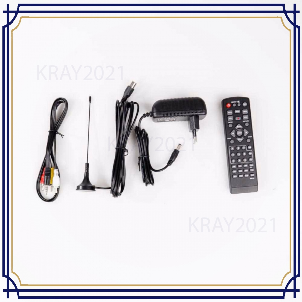 Portable HD TV Monitor 14 Inch DVB-T2 + Analog TV448