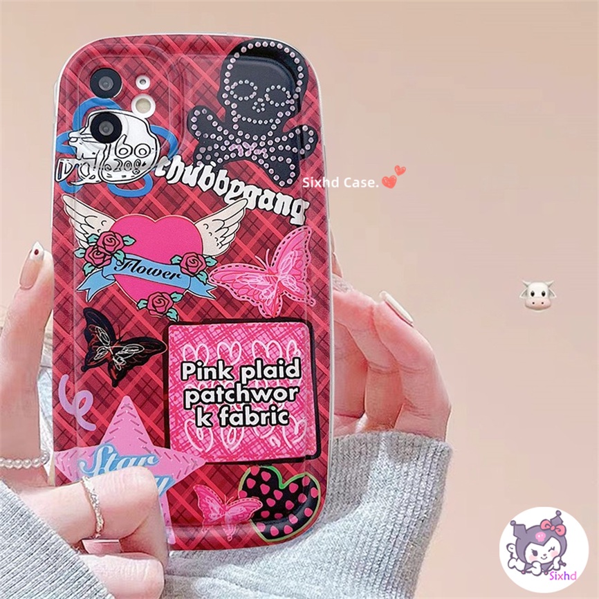 Untuk Redmi Note 12 11 11s 10s 9s 10Pro Redmi 12 12C 10C 11A 10A 9C 9T 9A A2 A1 Xiaomi 11 Lite Poco M3 X3Pro NFC Fashion Pink Love Butterfly Phone Case Lembut TPU Penutup Perlindungan