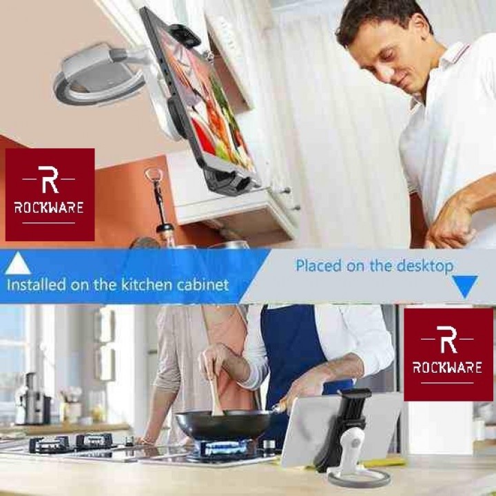 64 ROCKWARE PB-47B - Mulltifunctional Tablet Stand - Untuk Max. 12.9-inch