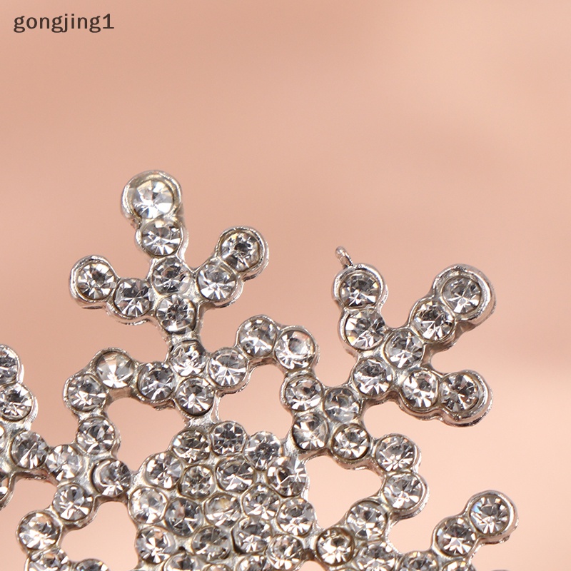 Ggg Berlian Imitasi Hias Snowflake Berbentuk Bros Alloy Brooch Perhiasan Aksesoris ID