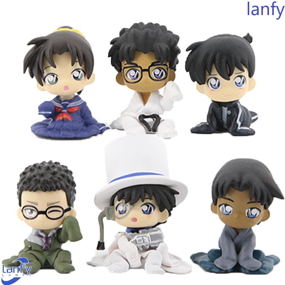 Lanfy Detektif Conan Figure Anime Kartun Patung Boneka Rei Edogawa Furuya