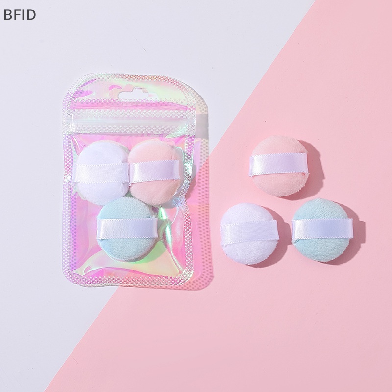 [BFID] 3/4/6pcs Mini Powder Puff Facial Beauty Foundation Makeup Sponge Alat Kosmetik [ID]