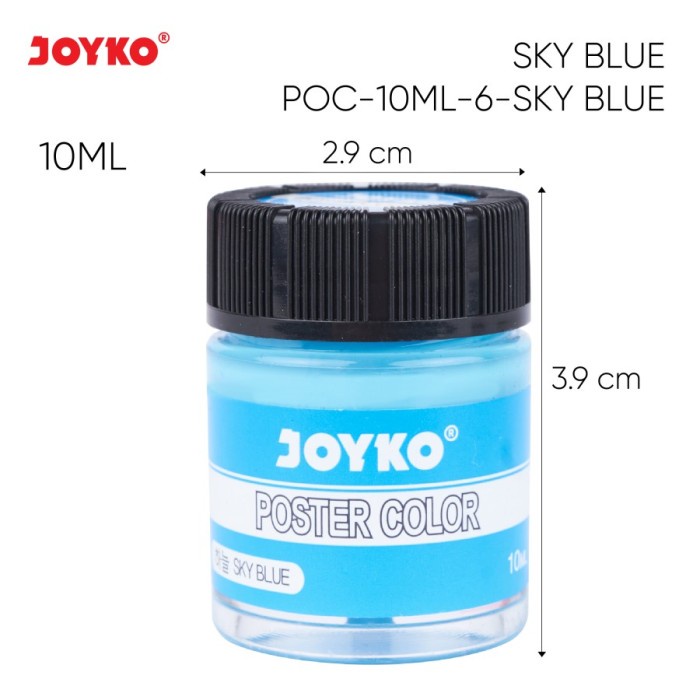 

[ PER PCS ] Cat Poster Poster Color Joyko POC-10ML - Biru Muda