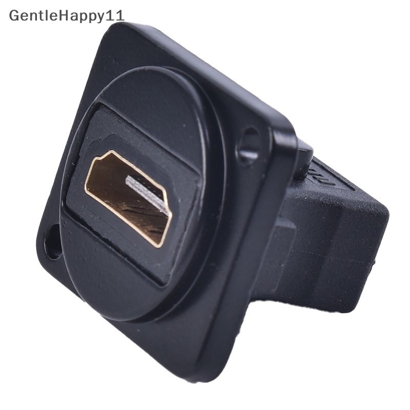 Gentlehappy 1PC HDMI-HDMI Chassis Connector Female Socket Konektor Dipasang Panel id