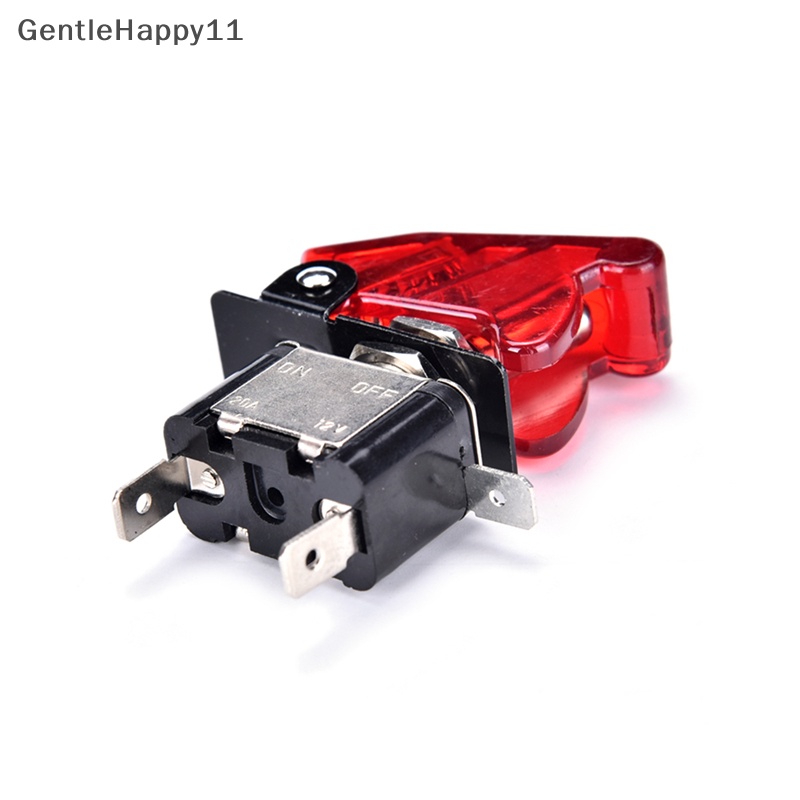 Gentlehappy New Universal 12V 20A Balap Mobil Kendaraan ON/OFF Lampu Rocker Toggle Switch Cover id