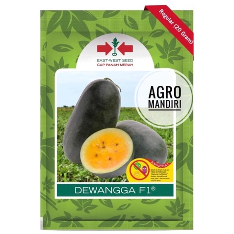 Benih Bibit Semangka Kuning Dewangga F1 10 Gram - Cap Panah Merah