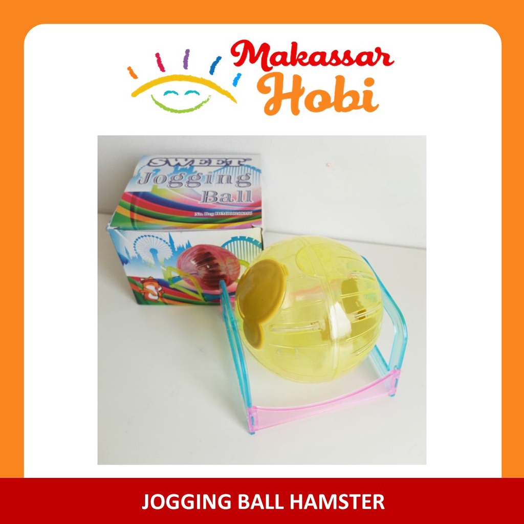 Jogging Ball Mainan Hamster Kincir Tempat Lari Olahraga Roda Aksesoris