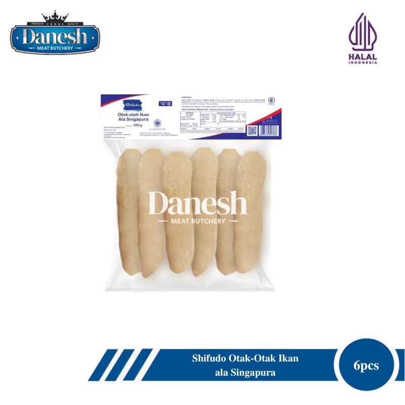 

Shifudo Otak - Otak Singapura 500gr Makanan Ikan Olahan Frozen Food Halal