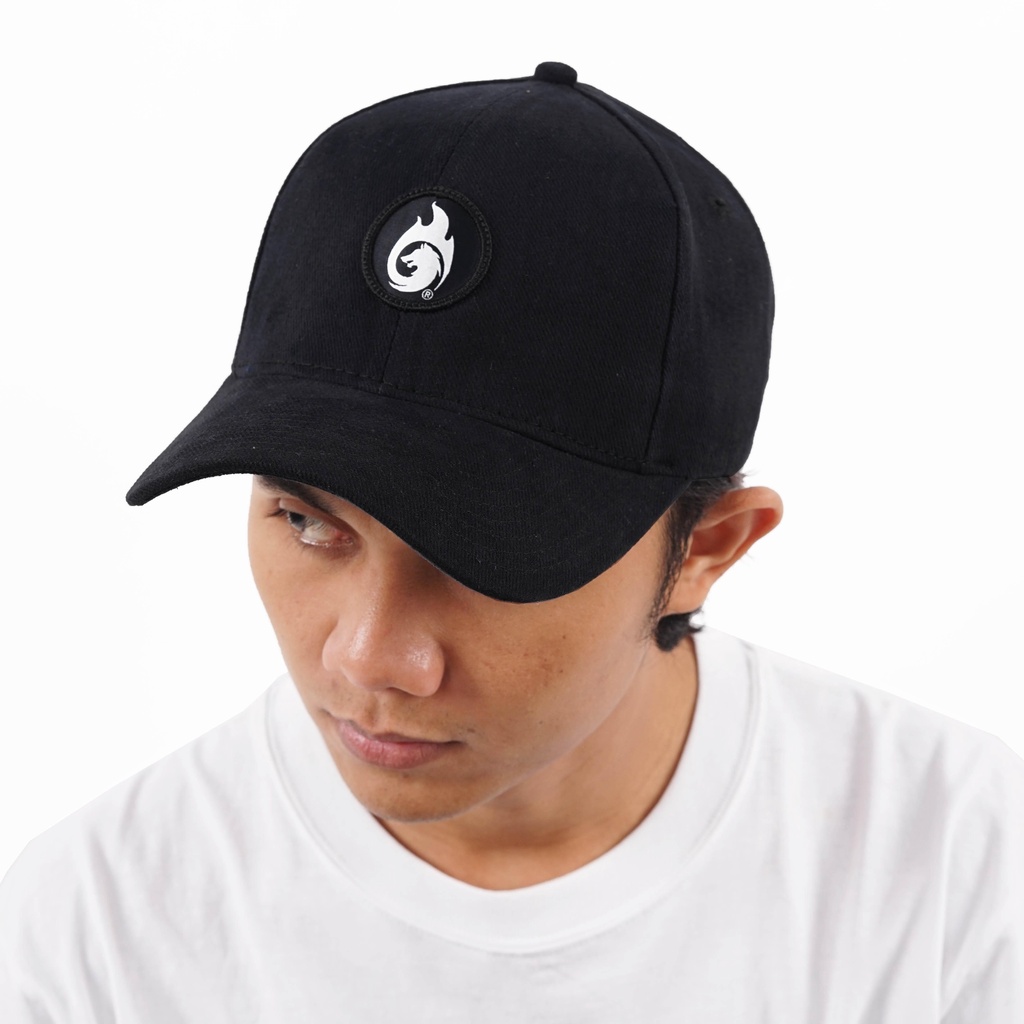 TOPI REBELTON | RBL LOGO CAP BLACK