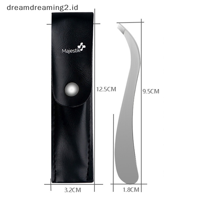 (drea) Profesional Stainless Steel Tweezer Alis Wajah Hidung Rambut Klip Remover Alat //