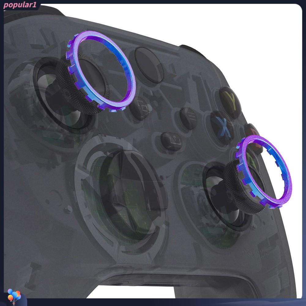 POPULAR Populer 4pcs Aksen Ring 2pcs Suku Cadang Pengganti Game Handle Controller Analog Untuk XBOX ONE ELITE