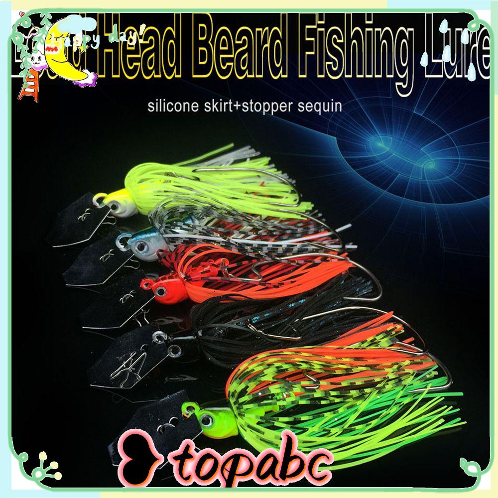 TOP Jenggot Memancing Umpan Luya Aksesoris Bass Pike Walleye Chatter Spinner Umpan