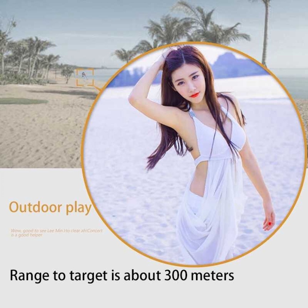 Teropong Jarak Jauh Monocular Telescope Zoom 40X 300Meter Tripod Clip