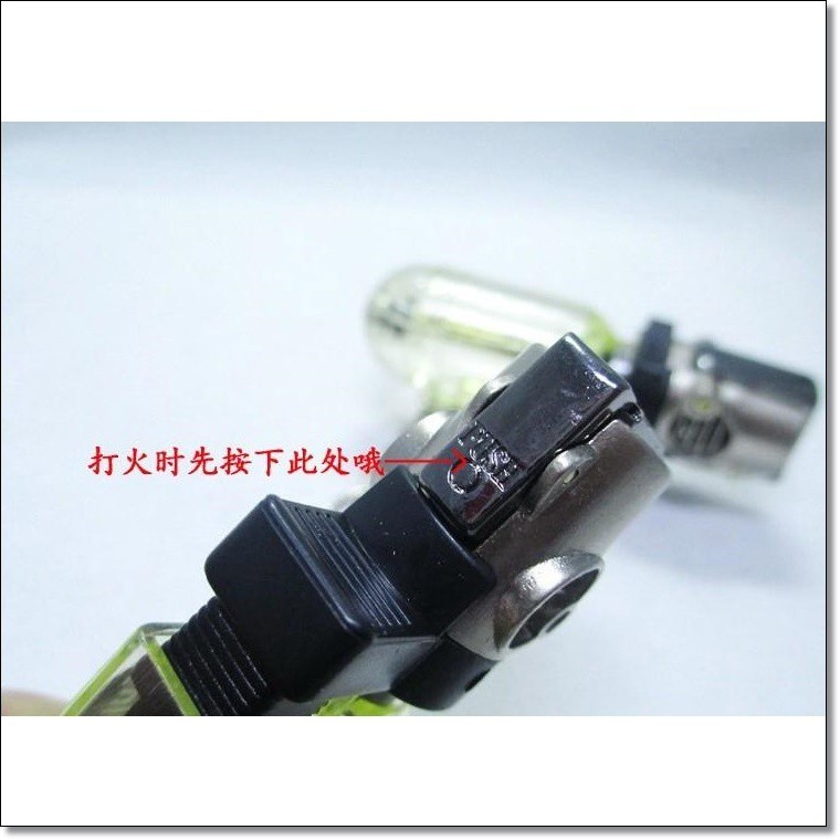 Firetric Tin Pioneer Windproof Powerful Micro Gas Torch Flame - 7MK2AF - No Color