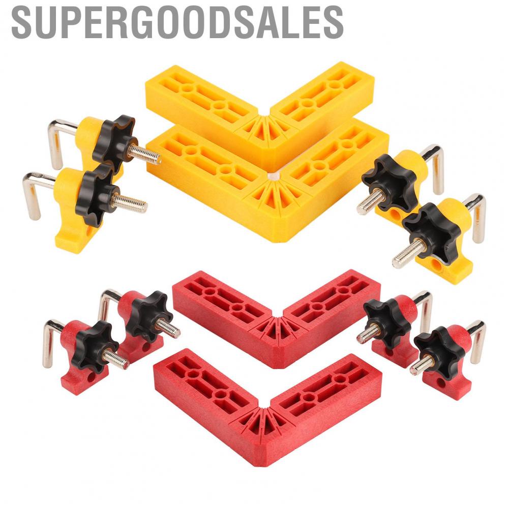 Supergoodsales Right Angle Clamps  Non Damaging 90 Degree Beveled Edge Corrosion Resistant for Box Picture Flame Carpenter