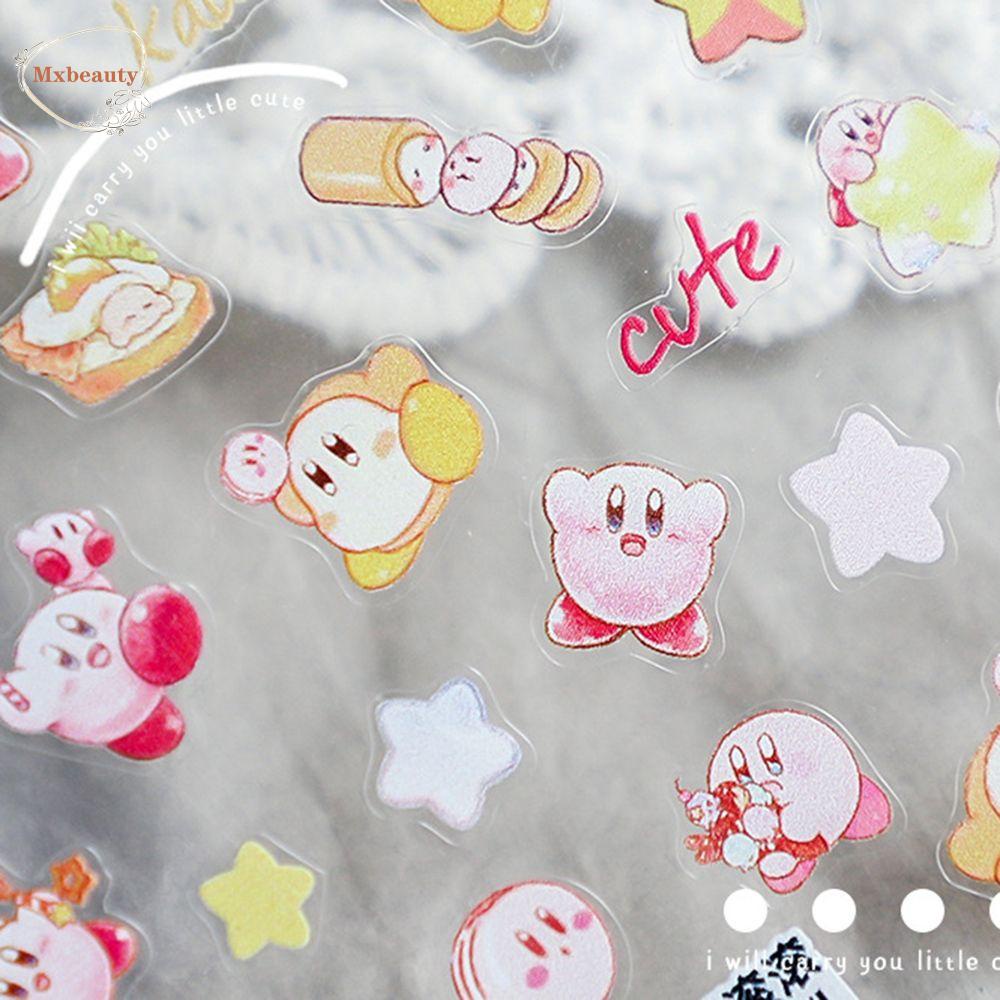 MXBEAUTY Stiker Nail Art Kawaii Star Slider Decal Perekat DIY Alat Nail Art