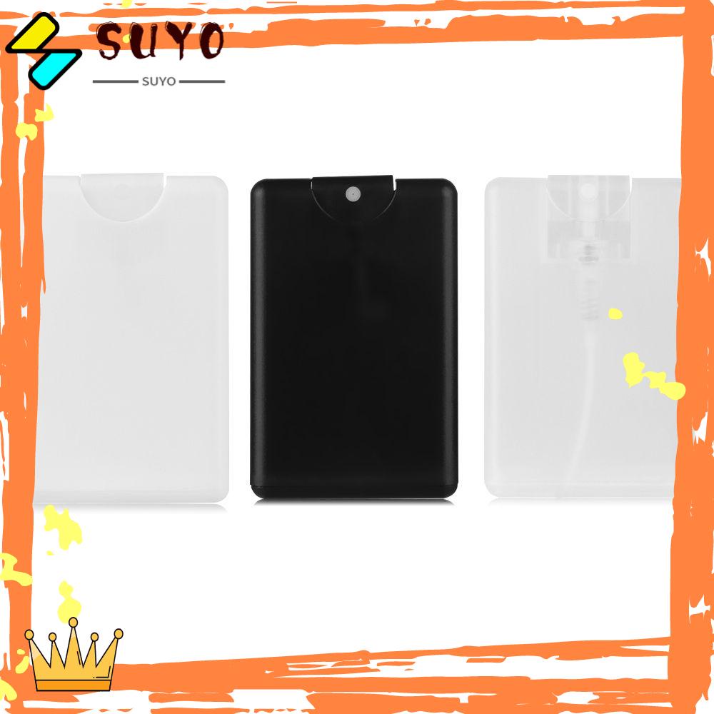 SUYO Botol Spray Portable Atomizer Bentuk Kartu Botol Sprayer Kabut Plastik
