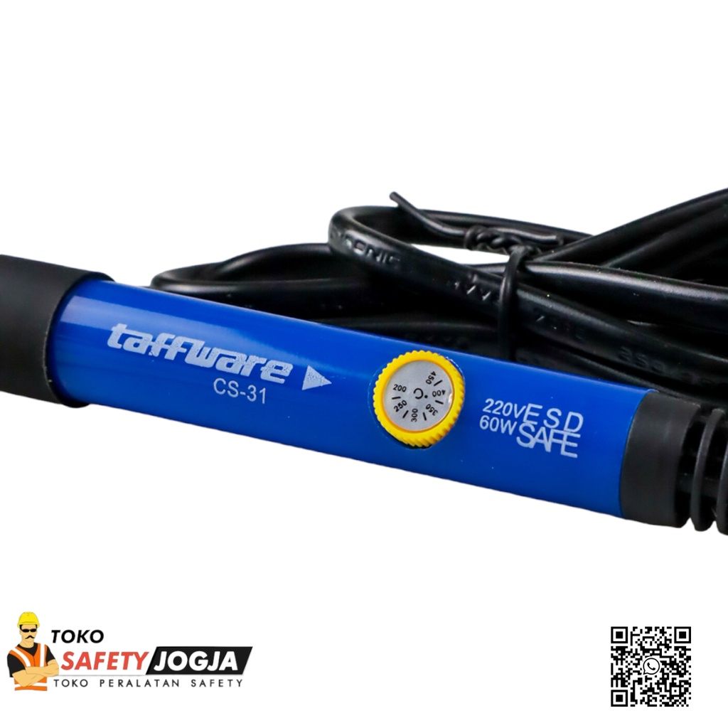 Taffware Solder Iron Adjustable Fast Heating 60W CS 31 Black