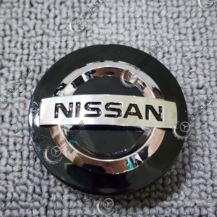 NISSAN DOP RODA VELG 54MM EMBLEM DOP NISSAN LIVINA JUKE XTRAIL MARCH - Hitam
