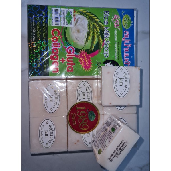 Original 1pc Sabun Beras Original Thailand / rice soap / rice milk soap