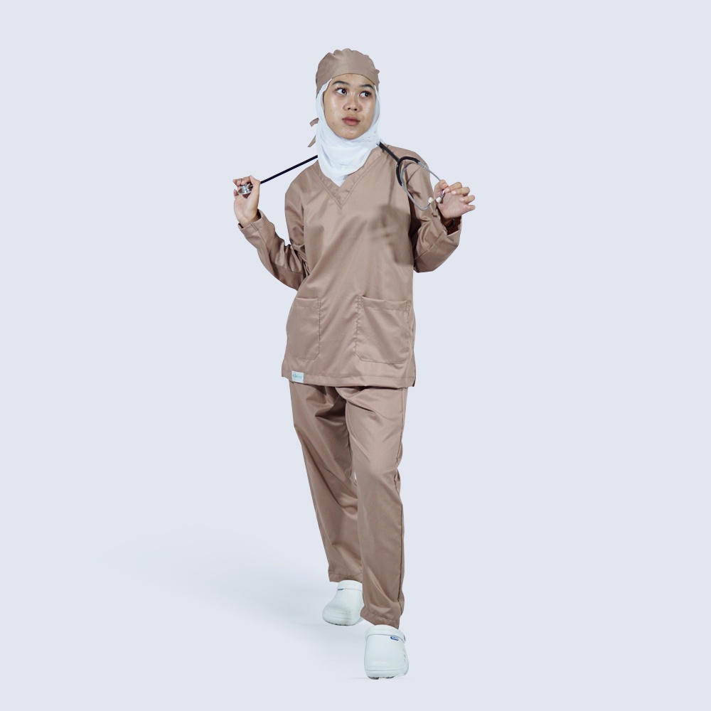 Doctor Scrub's Set Baju OK Lengan Panjang/pendek BIG SIZE 'Cito Series'