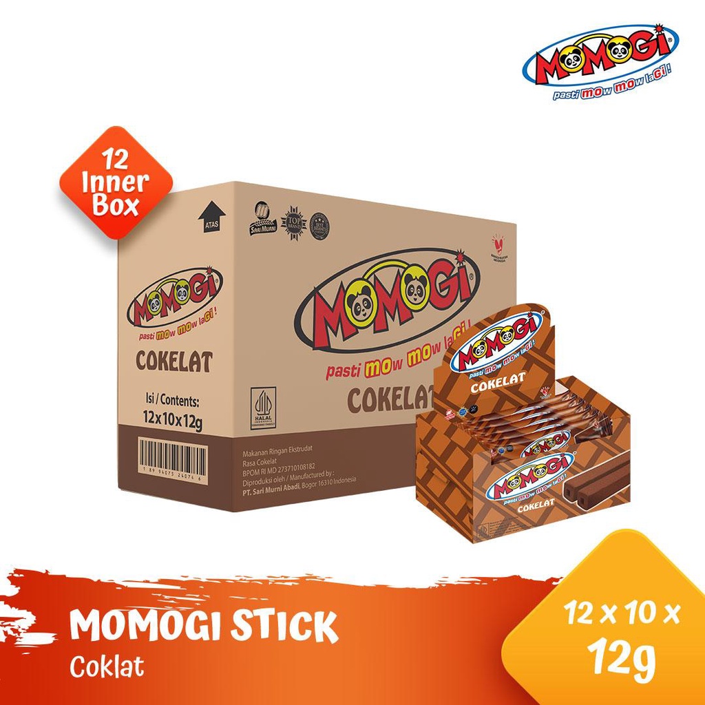 

Momogi Stick Coklat 12gr (1 Karton @ 12 Box)