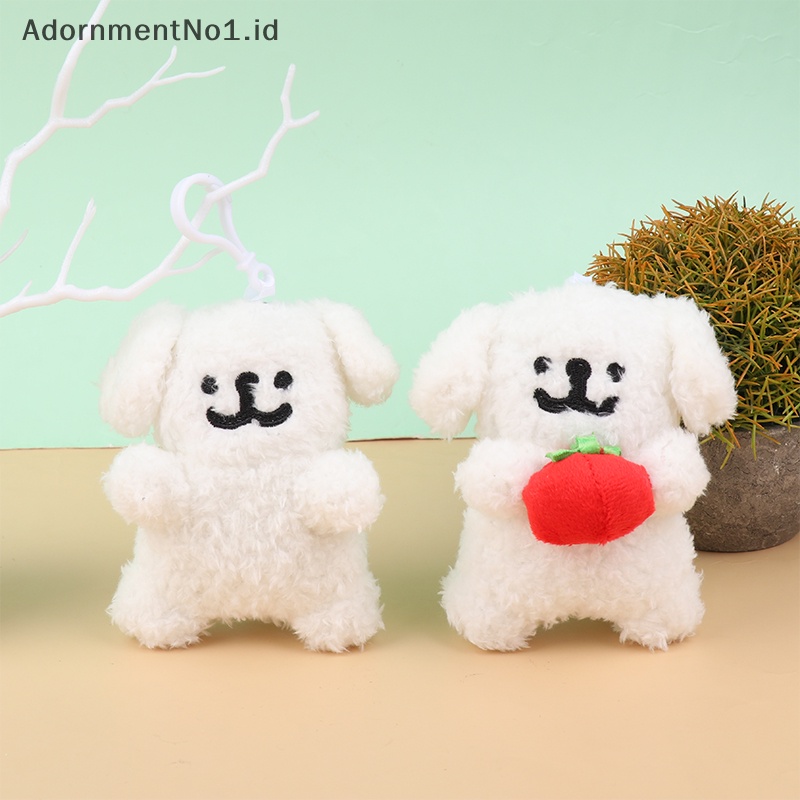 [AdornmentNo1] Kawaii korea Line Dog Plush bantal boneka hewan mainan kartun anjing lembut bantal Sofa bayi perempuan lucu dekorasi rumah hadiah natal