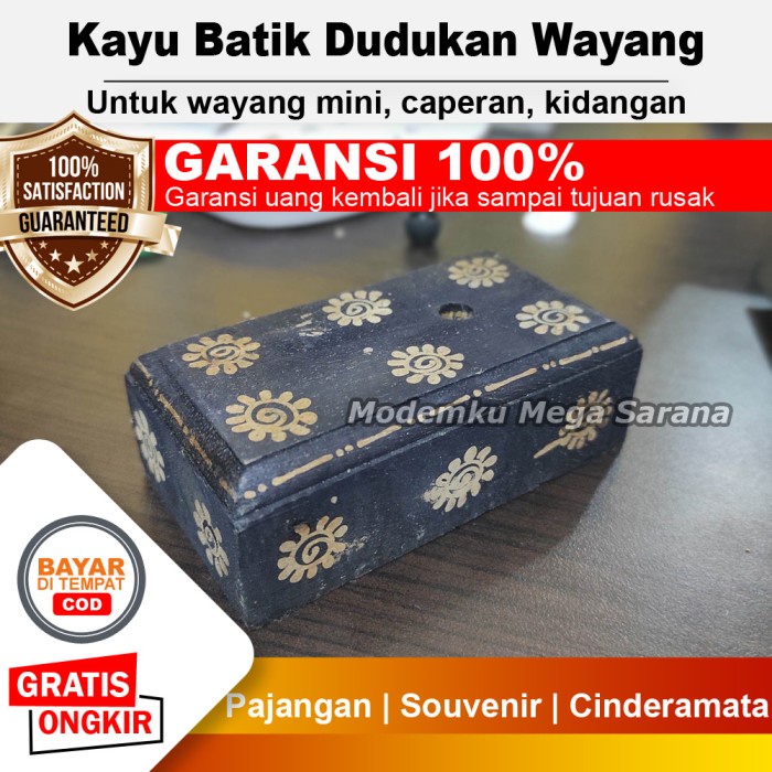 Kayu Batik Dudukan Wayang Tatakan Supaya Wayang Bisa Berdiri