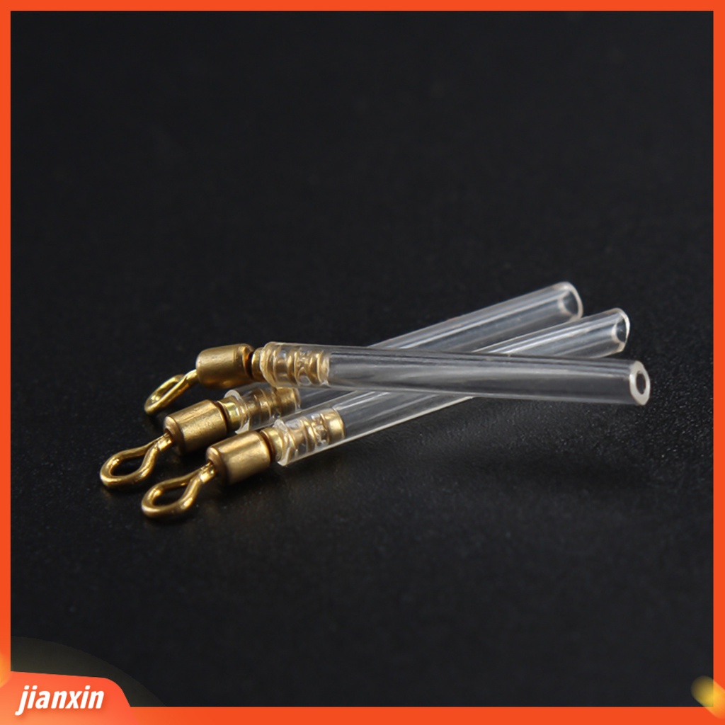 (In Stock) 50Pcs Pelampung Pancing Rotatable Transparan Ukuran Campur Pelampung Fish Tackle Bobber