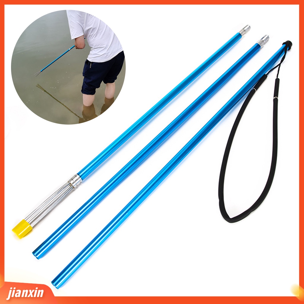 (In Stock) Portabel Dapat Dilepas Paduan Aluminium 3-piece Ikan Harpoon Gig Alat Pancing