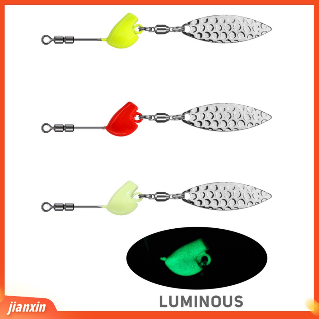 (In Stock) 3Pcs Payet Pemikat Pancing Handal Pengerjaan Halus Anti-Gantungan Bawah Aksesoris Praktis Memimpin Sinker Sequin Untuk Angling
