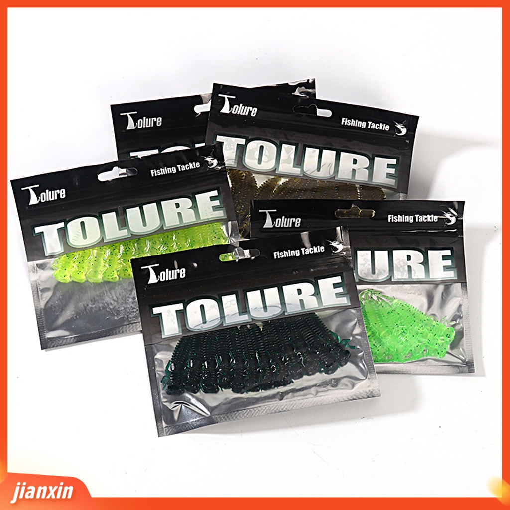 (In Stock) 10Pcs /Bag 7cm /2g Umpan Lembut Cepat Mengumpulkan Ikan Wastafel Simulasi Bentuk Capung Angling PVC Laut Memancing Air Tawar Udang Umpan Memancing Luar Ruangan