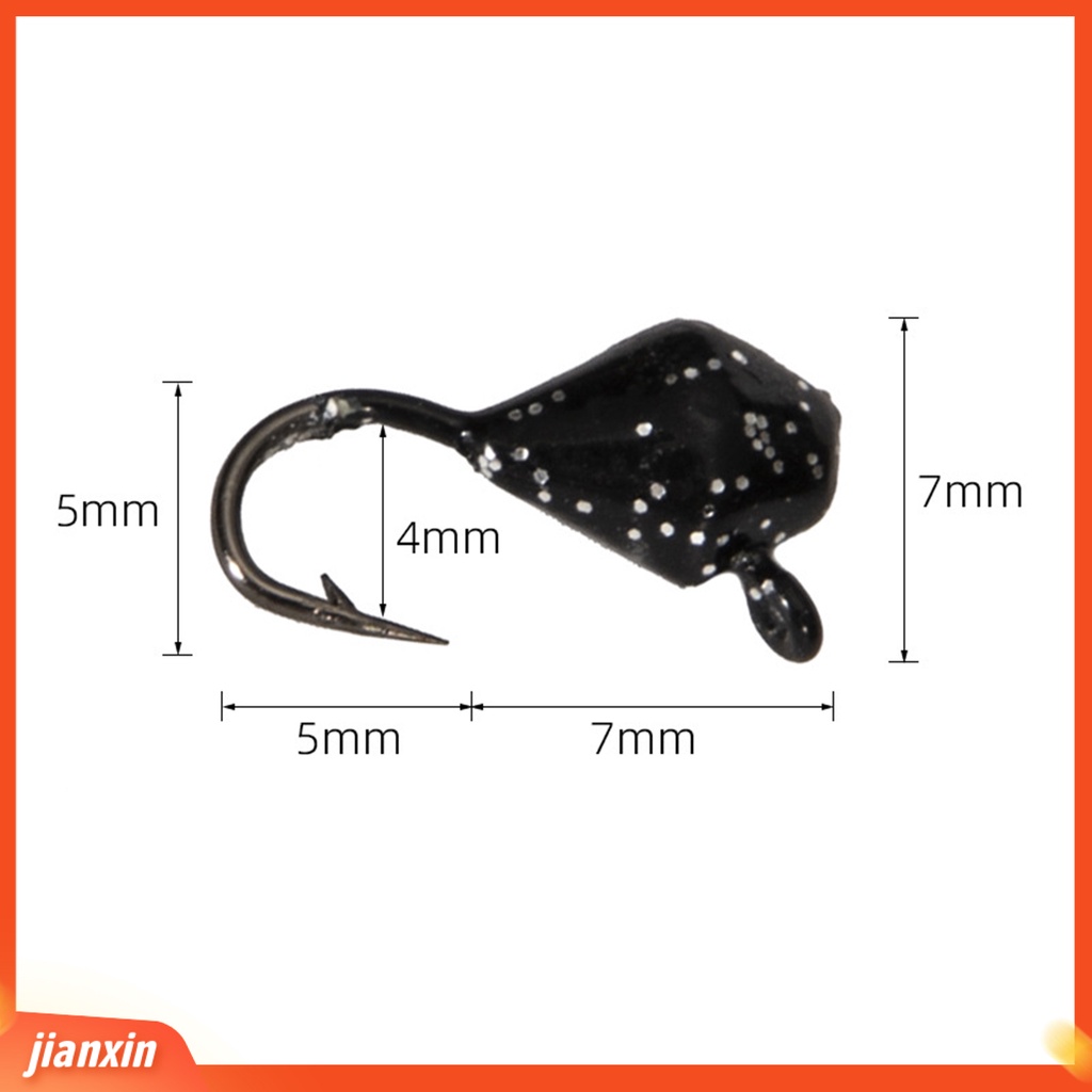 (In Stock) 10Pcs /Box Simulasi Jig Pancing Menarik Metal Penembus Lebih Baik Kail Umpan Pancing Untuk Outdoor