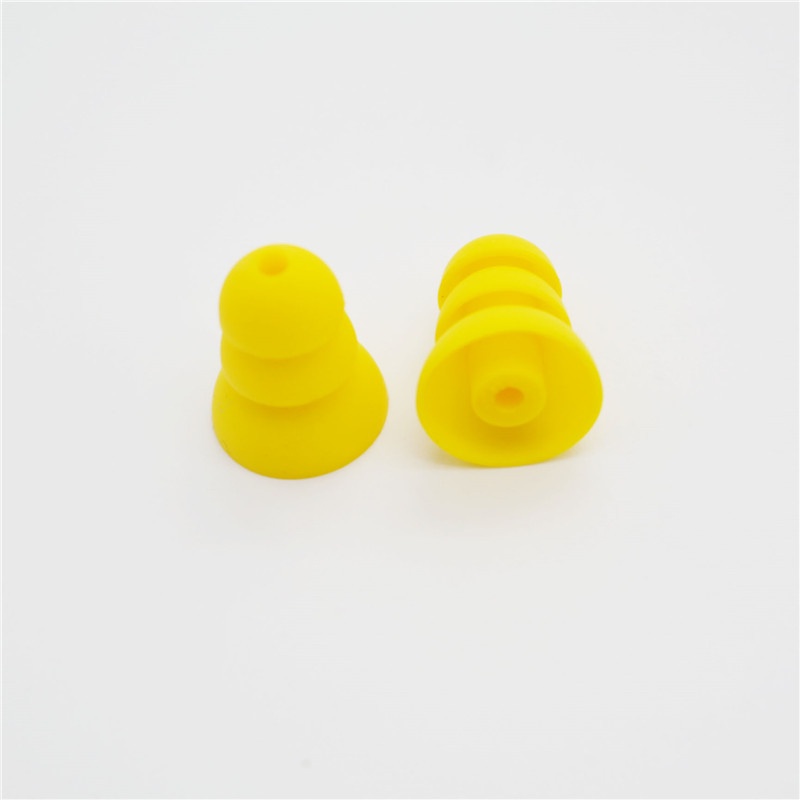 1pasang Earphone Tiga Lapis 2.0mm eartips Silikon
