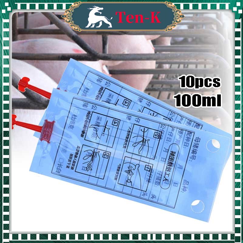 Plastik Semen 100ml Penampung Sperma Babi Untuk Penampung Sperma Inseminasi Buatan Babi