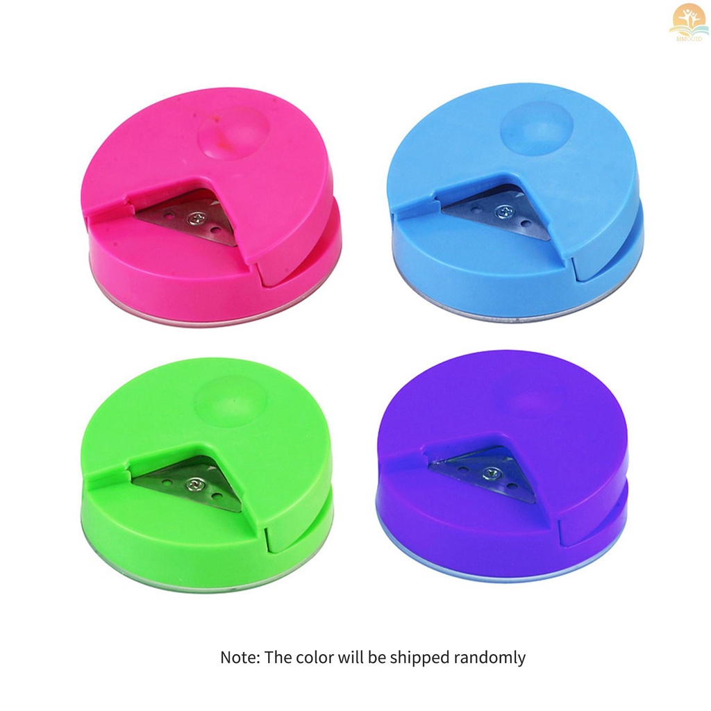 In Stock Corner Rounder Punch R4 Mini Portable Round Corner Trimmer Cutter 4mm Untuk Kerajinan Kartu Scrapbook Kertas Bungkus Stiker Foto Laminasi DIY Proyek